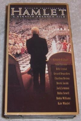 William Shakespeare's Hamlet VHS Video Kenneth Branagh Julie Christie Foto 1 de 3