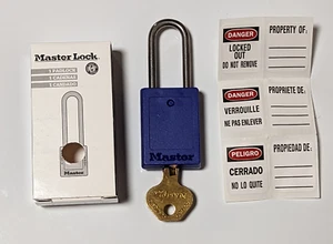 Master Lock Padlock, Keyed, S31 Blue 417 - Bild 1 von 2