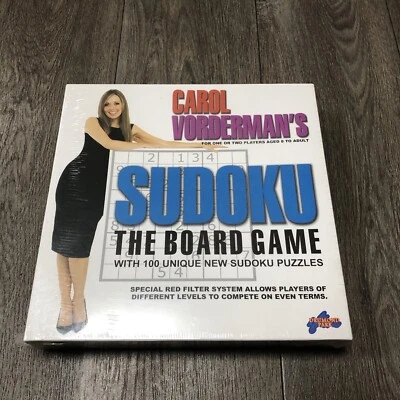 Carol Vorderman Sudoku Board Game - Factory Wrapped New - Image 1 of 3