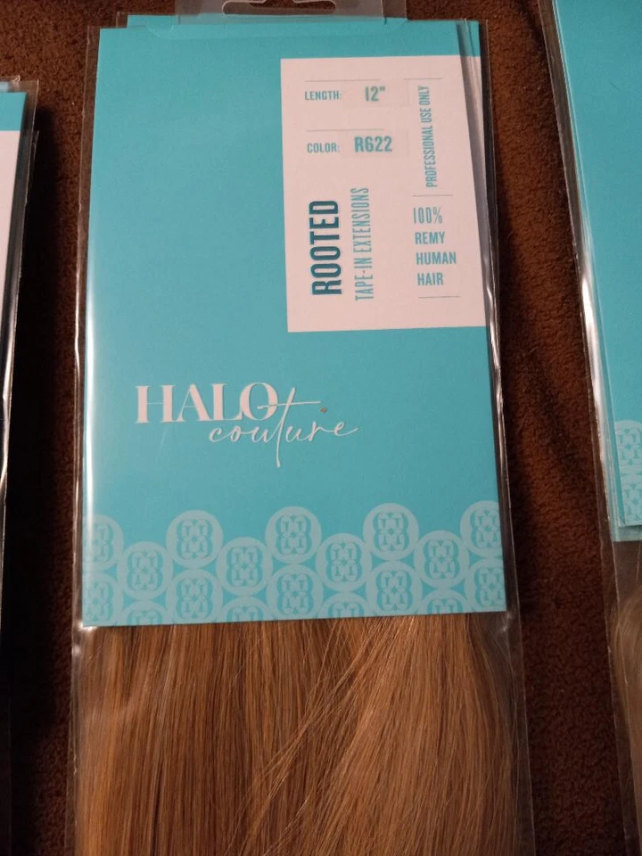 Halo Couture 12" Professional Tape In Hair Extensions Color r622 - Image 1 of 1