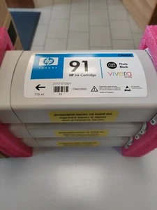 Hewlett Packard 3x C9467A Multipack Cyan 775 Ink Cartridge 91 - Foto 1 di 5