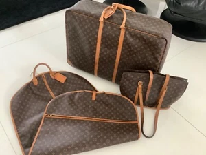 5000€ XXL LOUIS VUITTON Koffer Leder Reißverschluss umlaufend Top - RARITÄT - Picture 1 of 13