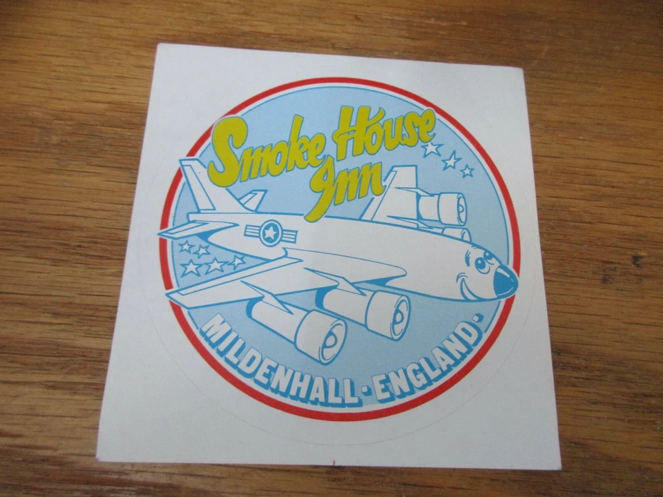 Calcomanía adhesiva Smoke House Inn Mildenhall England AFB  Foto 1 de 1