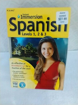 Instant Immersion Spanish Language Learning Program. Topics. New in box - Image 1 of 4