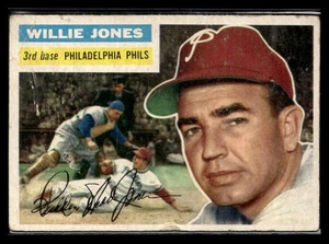 1956 Topps #127 Willie Jones - Picture 1 of 2