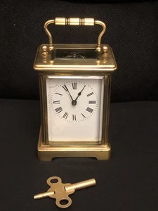 19th century Antique clean & Bright bronze carriage clock - Picture 1 of 13
