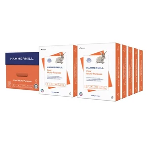 Printer Paper, Fore Multipurpose 20 lb Copy Paper, 8.5 x 11-10 Ream (5,000 Sh... - Picture 1 of 8