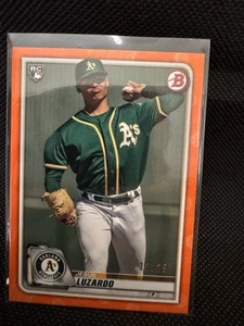 2020 Bowman Chrome Jesus Luzardo #61 Orange RC Serial /25 Marlins A’s Phillies - Bild 1 von 6