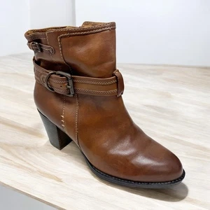 Stivaletti donna Sofft Wyoming Ebano in pelle marrone misura 8 larghi usati - Foto 1 di 11
