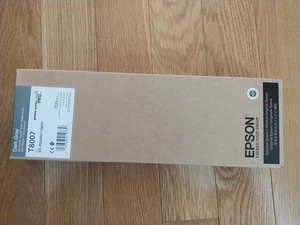 2022 GENUINE EPSON DARK GRAY INK T8007 SURECOLOR SC-P20000 SC-P10000 SEALED GREY - Picture 1 of 1