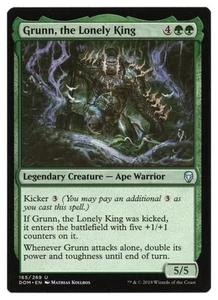 MTG Grunn, the Lonely King | #165 Dominaria | English - Picture 1 of 2