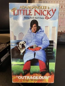 Little Nicky (2000) VHS Tape (PG-13) Adam Sandler Comedy Tested - Picture 1 of 3
