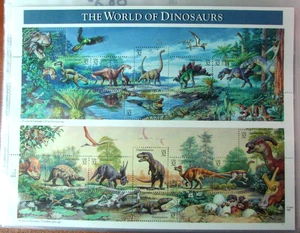 US Stamp Sheet Scott# 3136 Dinosaurs 1997 MNH H362 - Picture 1 of 1