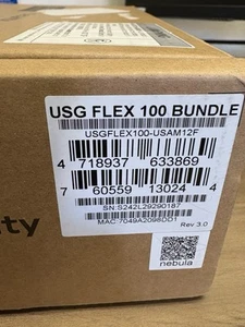 Zyxel ZyWALL USG FLEX 100 Bundle - Cyber Security Firewall, Protect Network - Picture 1 of 4