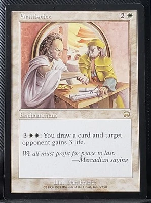 Armistice 003/350 | MTG MMQ Mercadian Masques | White Rare 1999 | Magic NM - Image 1 of 2