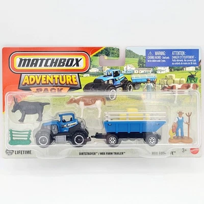 Matchbox Dirtstroyer Tractor / Farm Trailer - Farm Life (2025 Adventure Pack) - Image 1 of 4