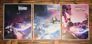 Oliver Rankin ZURÜCK IN DIE ZUKUNFT TRILOGIE 18x24 Folienvariante Kunstdruck Poster Set - Bild 1 von 12
