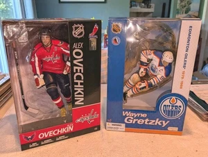 Wayne Gretzky Alex Ovechkin Oilers Capitals McFarlane 12" Figur Combo NHL GOATS - Bild 1 von 8