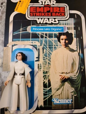 Figura De Colección Star Wars ESB Princesa Leia con 41 Tarjeta Trasera - con Gune Foto 1 de 4
