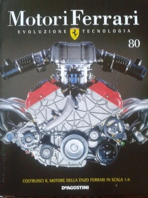 FERRARI ENZO ENGINE 1/4  DEAGOSTINI RARE, NEW IN BOX  COMPLETE  no 1/8 - Immagine 1 di 4