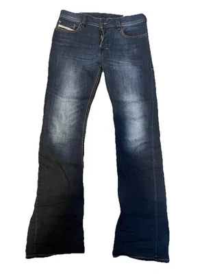 Talla 28 X 32 - Jeans Diesel Azul Zatinado - Corte Boot regular. Foto 1 de 4