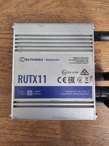 Teltonika RUTX11 Dual-SIM, VPN, 4 x Gig.Eth, WLAN, BT LE, Routeur industriel CAT6 - Photo 1/6