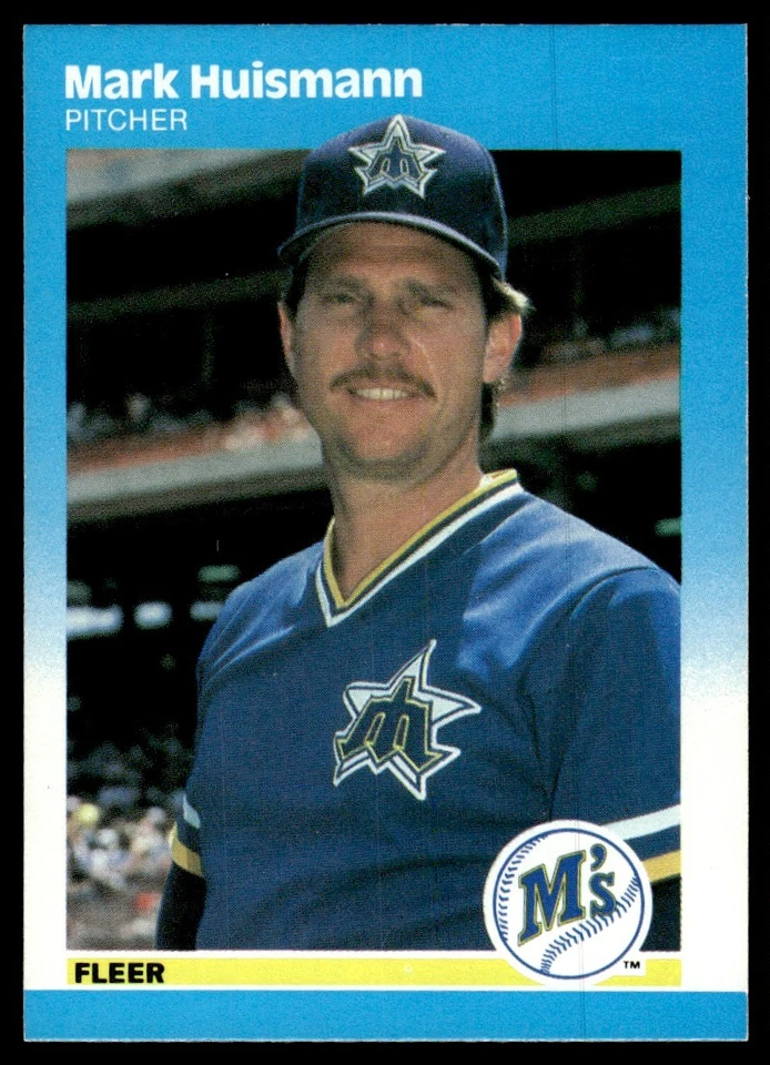 1987 Fleer Mark Huismann Seattle Mariners #586 - Image 1 of 2