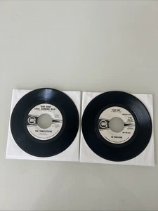 Lot (2)TEMPTATIONS Run Away Child Running Wild/Cloud Nine 45's WHITE LABEL PROMO - Picture 1 of 10