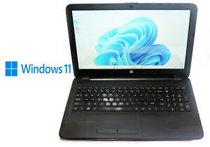 HP 15-BA009dx 15.6" Laptop Computer-AMD A6-6GB-250GB SSD-Win 11-New Battery