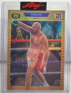 Tyson Fury 2023 Leaf Pro Set Metal Gold #PSG-44 Boxer #'d 136/199 - Picture 1 of 2