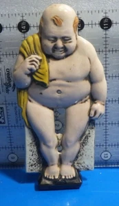 funny naked ceramic or porcelain Vintage 1964 Tommy Scales light switch cover - Picture 1 of 4