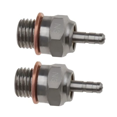 1/2x RC N3 Spark Glow Plug for 1/10 HSP 70117 Kyosho HPI RC Nitro Engines Car - Image 1 of 4