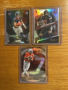 CJ Stroud Texans 2023 Rookie Lot (3) Different w/ Refractor & Chrome Gem Mint!! - Picture 1 of 1