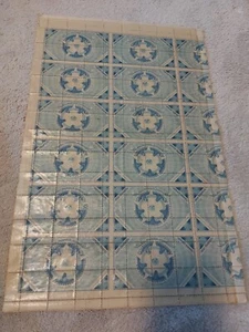 Soviet Latvia 1 Ruble 1920 Stamps On Uncut Unfinished Sheet 5 Rublis Banknotes  - Picture 1 of 3