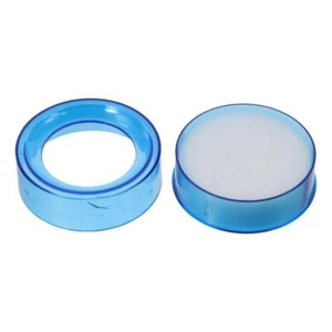 Blue Circular Hand Dampener 68*26mm Sponge Dampening Box Cash Counting Tool - Picture 1 of 10