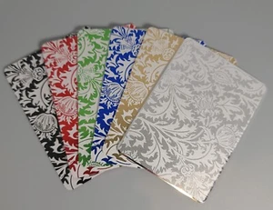 Poker Size Cut Cards Sampler Pack Formal Design Brushed Aluminum Set of 6 Dealer - Picture 1 of 8