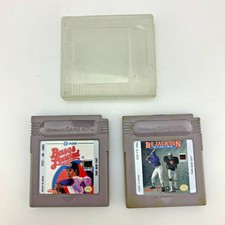 Lot of 2 Games | Bo Jackson 2 Games in 1 | Bases Loaded for Game Boy | Working
