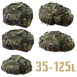 Saxon Holdall 35-125L DPM Camouflage Tactical Military Duffle Bag Molle Daysack - Picture 1 of 11