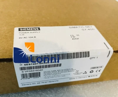 6ES7407-0KR02-0AA0 6ES7 407-0KR02-0AA0 New Siemens S7-400 Power Supply PS407 - Image 1 of 4