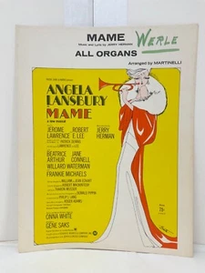Mame for All Organs Piano Keyboard Songbook Angela Lansbury Movie Sheet Music - Picture 1 of 6