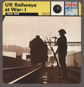 UK Railways at War: I Edito Service Card Second World War II Economics - Bild 1 von 1