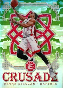 2016-17 Panini Excalibur Crusade Camo Prizm #9 DeMar DeRozan Toronto Raptors