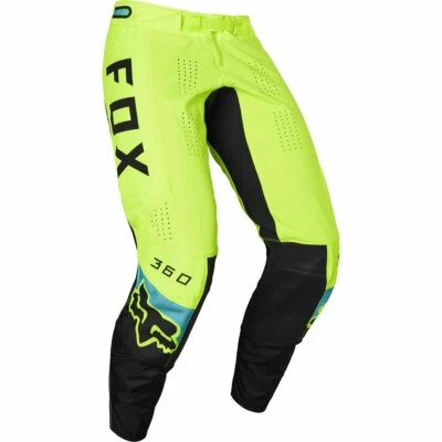 FOX 360 MX Dier Pant ★ Motocrosshose Offroad ★ 28139-130 ★ Brandneu ★ Flo Yellow - Bild 1 von 3