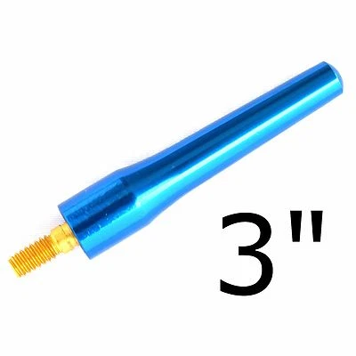 Antena corta rechoncha estilo P azul Jeep Wrangler Unlimited Sahara 07-16 Foto 1 de 3