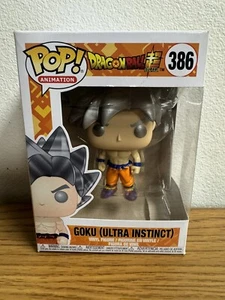 Dragon Ball Z DBZ Super Goku Ultra Instinct Funko Pop! Vinyl Figure #386 Damage - Picture 1 of 15