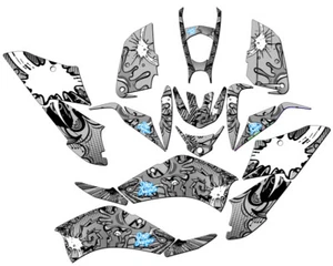 Kit de Gráficos Senge Blanco Raptor 125 Zany todos los Años Compatible con Yamaha - Imagen 1 de 7
