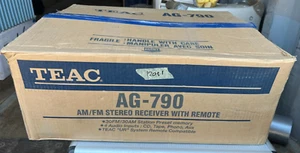 Vintage TEAC AG-790A AM/FM Stereo Receiver Black 100W - Picture 1 of 6