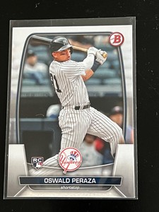 2023 Bowman Oswald Peraza #70  RC New York Yankees Baseball Card