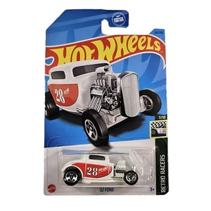 Hot Wheels '32 Ford 28 So-Cal #124 HW Retro Racers 7/10 Toy Car COMBINE SHIPPIN - Picture 1 of 2