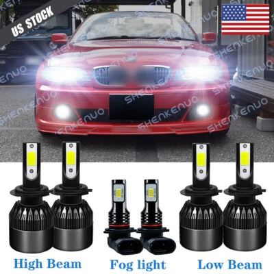 Se adapta a BMW 330Ci 325Ci 2001-2006 6 piezas Combo Faro LED Bombillas Antiniebla Kit Foto 1 de 4